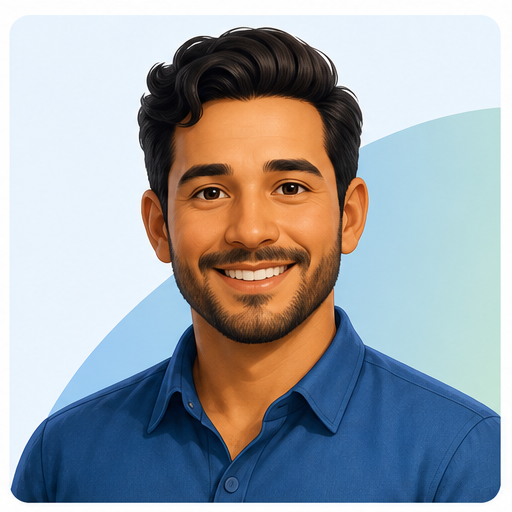 Retrato ilustrado de Carlos Andrés Rojas