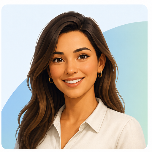 Retrato ilustrado de Natalia Cárdenas